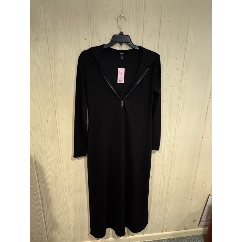 Wild Fable Long Sleeve Midi Dress Black Size XXL - Picture 3 of 9